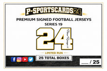Load image into Gallery viewer, 2026 P-SPORTSCARDS24'S PREMIUM AUTOGRAPHED FOOTBALL JERSEY (1) RANDOM DIVISION #17/25