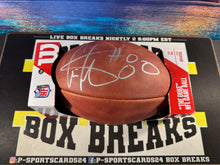 Load image into Gallery viewer, 2026 P-SPORTSCARDS24'S PREMIUM AUTOGRAPHED NFL FULL SIZE FOOTBALL BOX BREAK # (1) RANDOM TEAM #12
