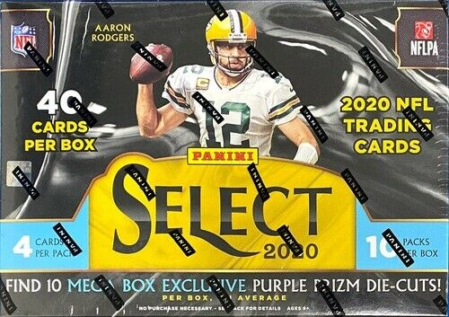 2020 PANINI SELECT FOOTBALL CARDS NFL MEGA BOX BREAK (1) RANDOM TEAM #26